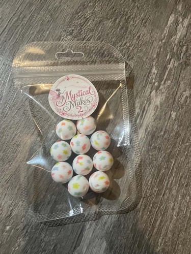 X10 patterned silicone beads