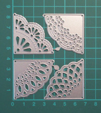 4 Pc Lace Corners Metal
