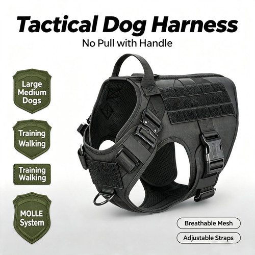 Tactical pull dog harness - no,