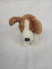 Keel Toys Jack Russel Soft Plush Toy For Kids Brown & White Black Eyes 20cm Tall