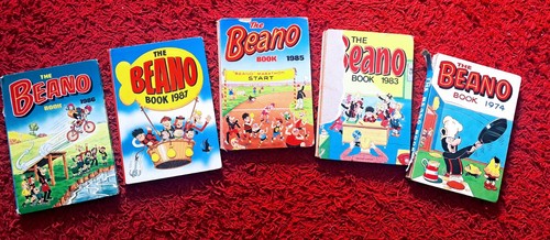Old beano annuals - beano, annuals.