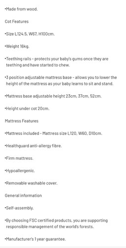 Never use for baby - for, wit