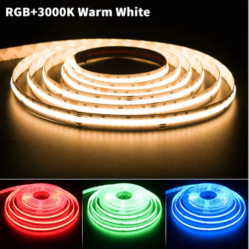 Led strip lights rgb warm - 5m,