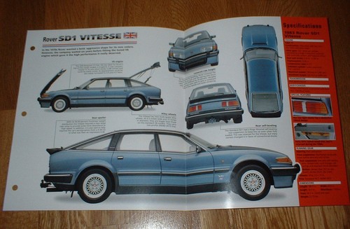 1983 rover sd1 vitesse spec - vitesse,