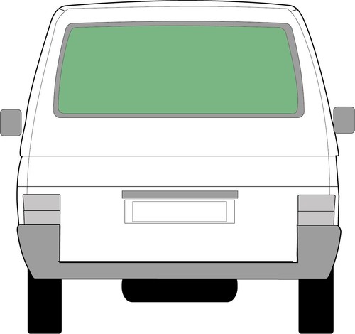 Tailgate window glass - window,