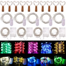 1/2/3/5/10x LED Battery Micro Rice Wire Copper Fairy String Lights Party Wedding