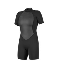 O'NEILL 2MM LADIES REACTOR SHORTY WETSUIT BLACK