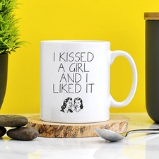 I Kissed A Girl Mug Profanity Gifts Rude Mug Gift For Lesbian Gay Gifts LBGT Fun