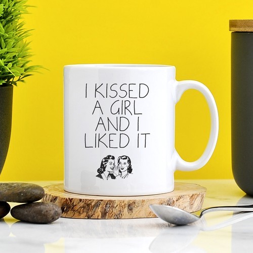 Kissed girl mug profanity - girl,