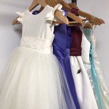 Flower Girl/Bridesmaid Dresses x8 Bundle - Mixed Size/Colour - See Details FB955