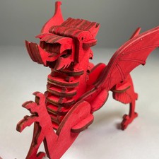 Welsh Dragon Puzzle DIY Wooden