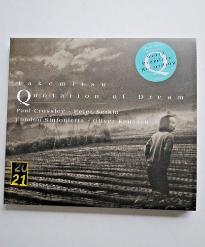 Takemitsu quotation dream - of,