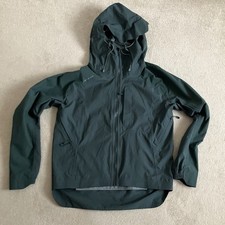 Decathalon Rockrider MTB Cycling Waterproof Rain Hooded Jacket XL USED Green