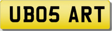 ART THE BOSS! BOSSED Private CHERISHED Registration Number Plate