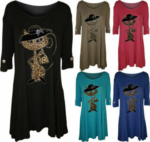Women sleeve lady leopard - 3/4,