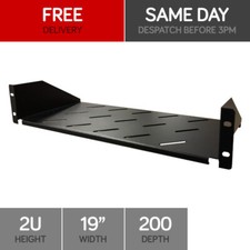 Shelf 2U 200mm Cantilever