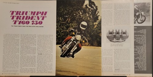 1976 triumph trident t160 750 - triumph,