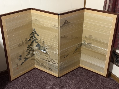 Japanese panel byobu - japanese,