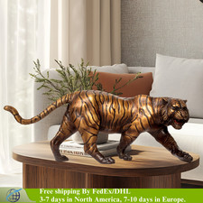 19“ Bronze Tiger Statue