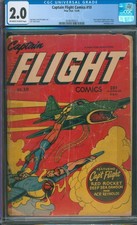 Captain Flight Comics #10 ⭐