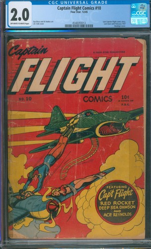 Captain flight comics - captain, ⭐