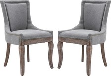 Upholstered Fabric High Back