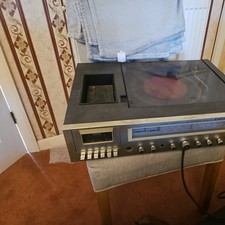 Vintage Waltham STM 50 Cassette, Radio and Turntable Stereo Receiver Works READ