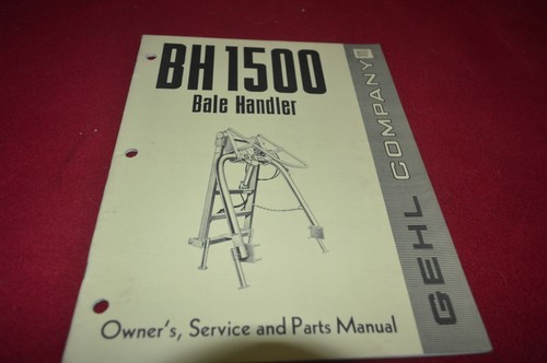 Gehl 1500 bale handler - bale,