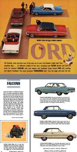 Ford 1963 now - -, v-8's