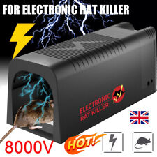 8000 High Voltage Electronic Rat Trap Killer Electric Control Zapper Rodent Pest