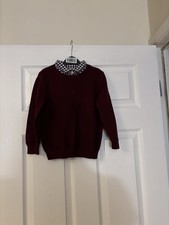 Boys Burgundy Mock Shirt