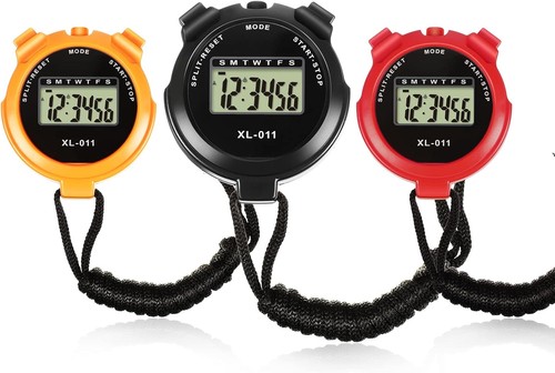 3pcs digital sports stopwatch - 3pcs,
