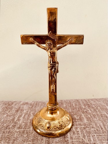 Antique vintage crucifix jesus - antique,