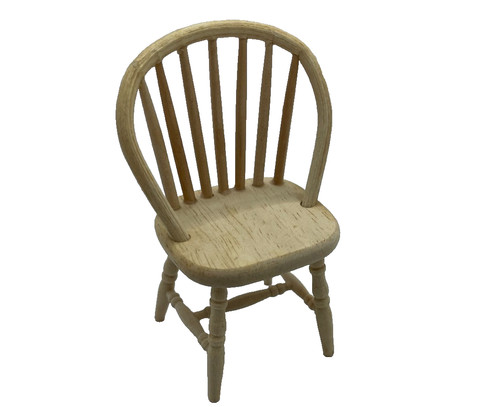 Dolls house spindle chair bare - house,