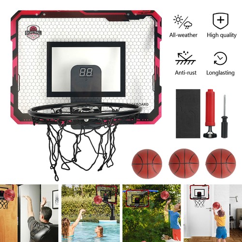 Mini basketball hoop over - hoop,