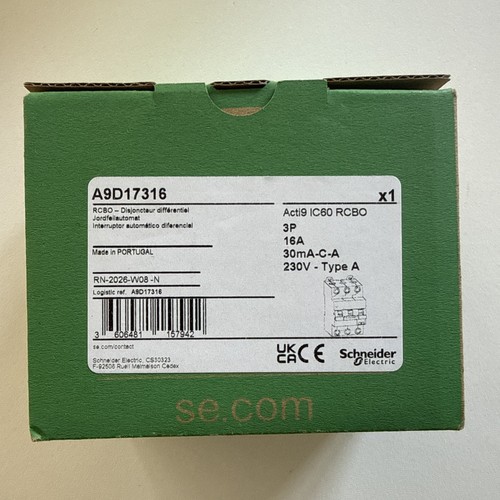 Schneider amp 16a rcbo - amp,