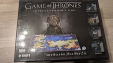 Game of Thrones 4D Puzzle Westeros & Essos - Cityscape 891 Pieces - Rare HBO