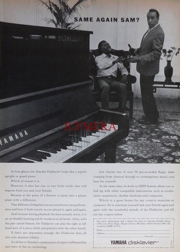Yamaha disclavier joint piano - yamaha,