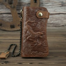 Men chain wallet leather - men,