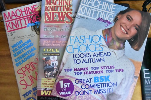 Machine knitting monthly - monthly, x2