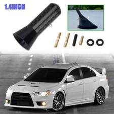 1.4" Car Antenna Aerial Radio Signal Mast Carbon For Mitsubishi Lancer 2008-2017