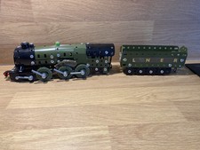 Metal Construction Set Like Meccano Flying Scotsman And Tender -  Built