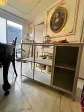 Homebase Metal Sideboard White