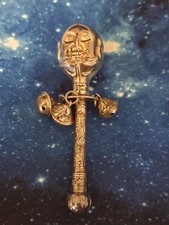 Sterling Silver Victorian humpty humpty style Baby Rattle