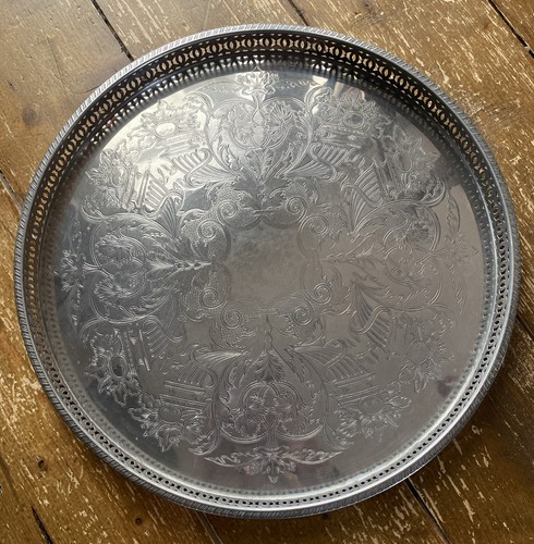 Huge vintage silver plated - vintage,