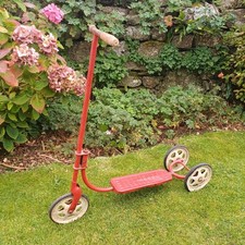 Vintage Mobo 1950s / 60s / 70s 3 Wheel Scooter, Display, Tricycle Wall Art.