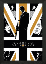 James Bond Alt Poster Framed
