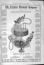 Antique Print 1901 Parisian Diamond Company Burlington Carters Pills Whisky