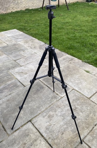 Portable black camera tripod - camera,