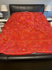 Indian Handmade Kantha Quilt Throw Bedspread Cotton Blanket